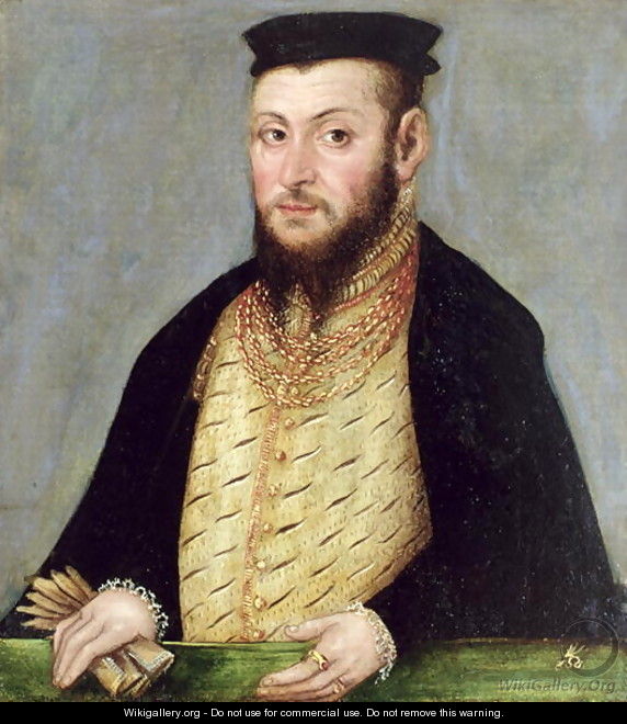 Zygmunt II August (1520-72) King of Poland, c.1553-56 - Lucas The Younger Cranach