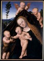 Madonna and Child with John the Baptist, 1534 - Lucas The Younger Cranach