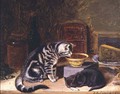 Two Cats - Horatio Henry Couldery