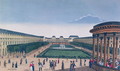 View of the Gardens of the Palais Royal, as seen from the Rotunda - Henri (after) Courvoisier-Voisin