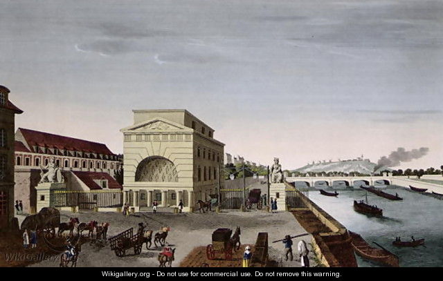The Barriere de Passy, c.1815-20 - Henri (after) Courvoisier-Voisin