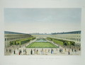 View of the Gardens of the Palais Royal, as seen from the Galeries de Bois - Henri (after) Courvoisier-Voisin