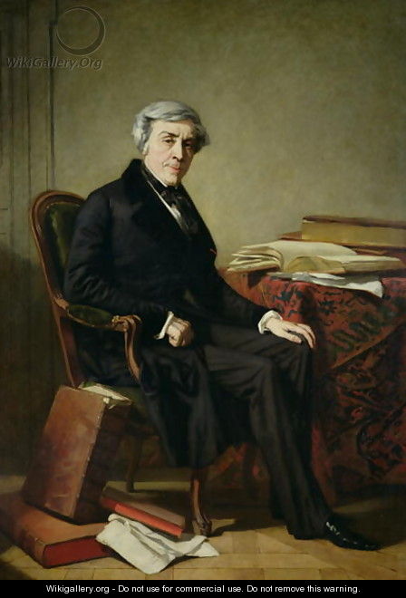 Portrait of Jules Michelet (1798-1874) - Thomas Couture
