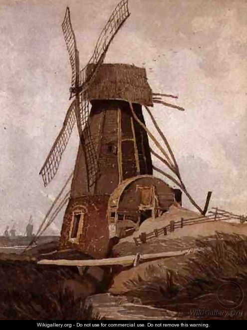 Draining Mill in Lincolnshire, 1807-08 - John Sell Cotman
