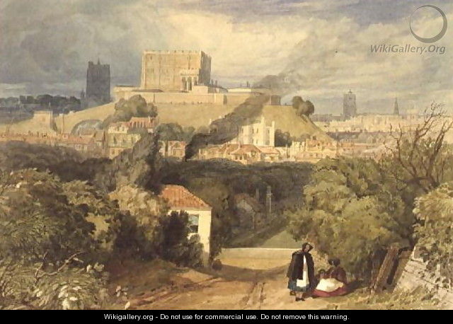 Norwich from the East c.1828 - Miles Edmund Cotman