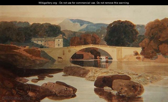 Greta Bridge Yorkshire, 1810 - John Sell Cotman