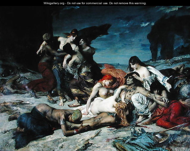 The Death of Ravana, 1875 - Fernand-Anne Piestre Cormon