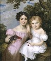 Maria and Fanny FitzHerbert, 1823 - William the Elder Corden