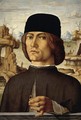 Portrait of a Man Holding a Ring - Francesco Del Cossa