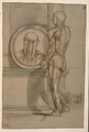 Hunter 653 Plate XVI, Anatomical drawing, c.1610 - Pietro Da Cortona (Barrettini)