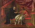 St. Filippo Neri Curing Pope Clemente VIII - Pietro Da Cortona (Barrettini)