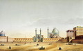 The Royal Palace and the Mesdjid-i-Shah, Isfahan, plate 6-7 from Modern Monuments of Persia - Pascal Xavier (after) Coste