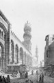 Exterior of the Mosque of Qalaoun, plate 20 from Monuments and Buildings of Cairo - Pascal Xavier (after) Coste