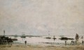 Portrieux, the Port, Low Tide - Eugène Boudin