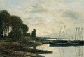 The Shore at Plougastel - Eugène Boudin