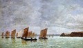 Camaret, Fishing Boats off the Shore - Eugène Boudin