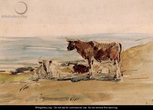 Cows near the Shore - Eugène Boudin