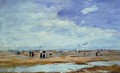 Deauville, the Beach, Low Tide - Eugène Boudin