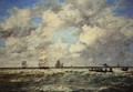 Seascape, Les Lamaneurs - Eugène Boudin