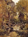 Laundress, near Trouville - Eugène Boudin