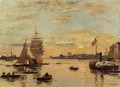 Le Havre, l'avant Port I - Eugène Boudin