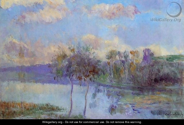 The Pond at Chalou-Moulineux, near Etampes - Albert Lebourg