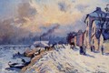 Banks of the Seine, Winter at Herblay - Albert Lebourg