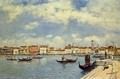 Venice, View from San Giorgio - Eugène Boudin