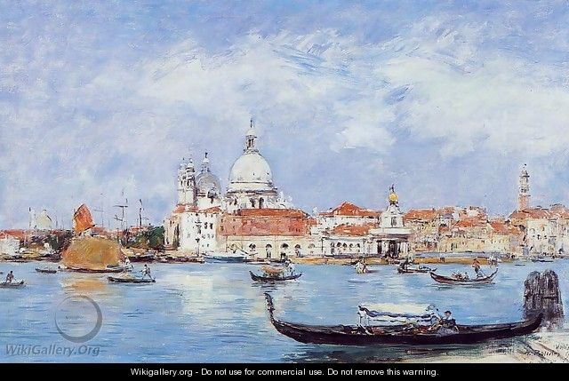 Venice, View from the Grand Canal - Eugène Boudin