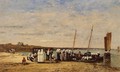 Fishermen of Kerhor Receiving a Blessing at Plougastel - Eugène Boudin