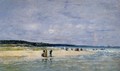 Beach near Trouville - Eugène Boudin