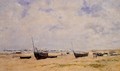 Berck, the Beach at Low Tide - Eugène Boudin