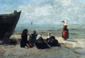 Fisherwives Waiting for the Boats to Return - Eugène Boudin