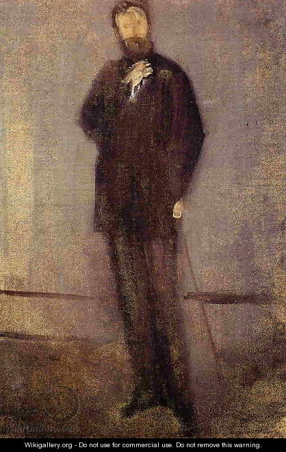 Study for the Portrait of F. R. Leyland - James Abbott McNeill Whistler