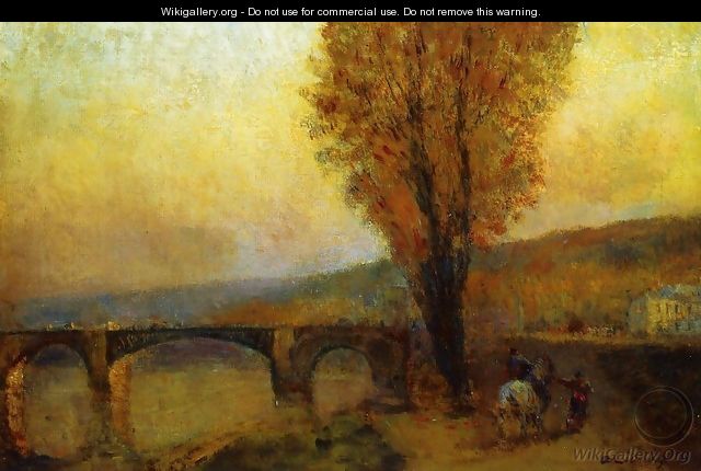 Bridge and Rider - Albert Lebourg