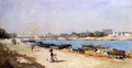 The Banks of the Seine at Bercy - Albert Lebourg