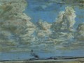 White Clouds - Eugène Boudin