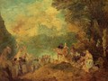 The Pilgrimage to Cythera (after Watteau) - Eugène Boudin