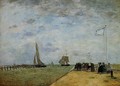 The Trouville Jetty - Eugène Boudin