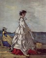 Princess Metternich on the Beach - Eugène Boudin