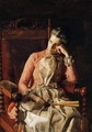 Portrait of Amelia C Van Buren - Thomas Cowperthwait Eakins