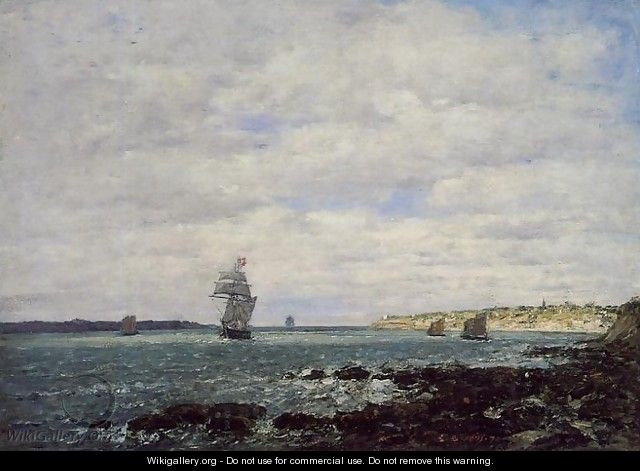Coast of Brittany - Eugène Boudin