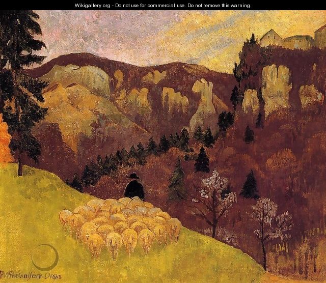 The Flock in the Black Forest - Paul Serusier
