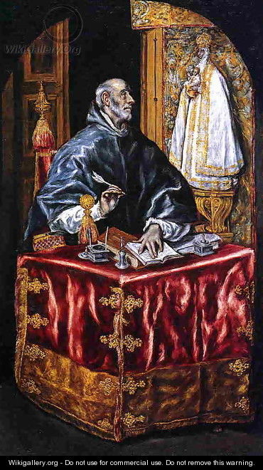 Saint Ildefonso - El Greco (Domenikos Theotokopoulos)
