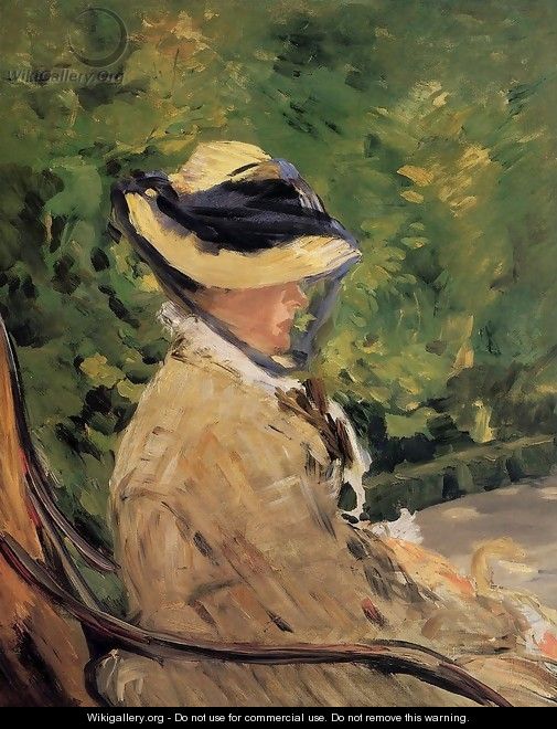Madame Manet at Bellevue - Edouard Manet