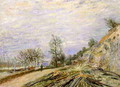 On the Road from Moret - Alfred Sisley