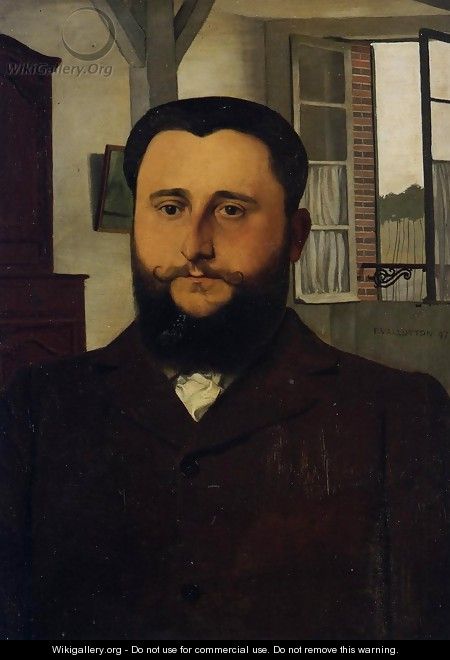Portrait of Thadee Nathanson - Felix Edouard Vallotton