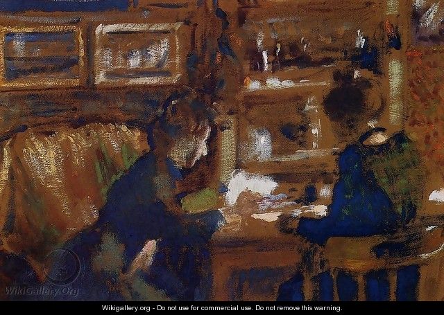 Two Women in an Interior - Georges Lemmen