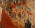 Rue Mosnier Decorated with Flags - Edouard Manet