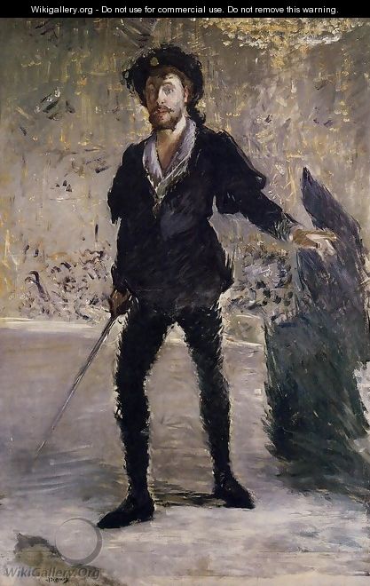 Portrait of Faure as Hamlet - Edouard Manet